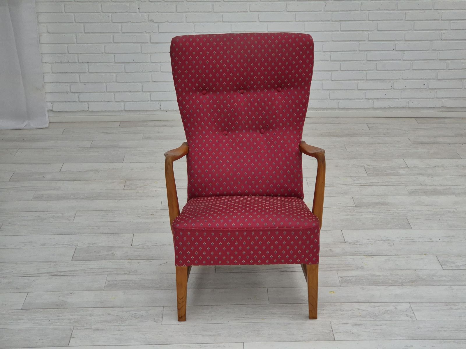 photo buy 1970s, Scandinavian Chairs, Original Very Good Condition, Ash Wood.
