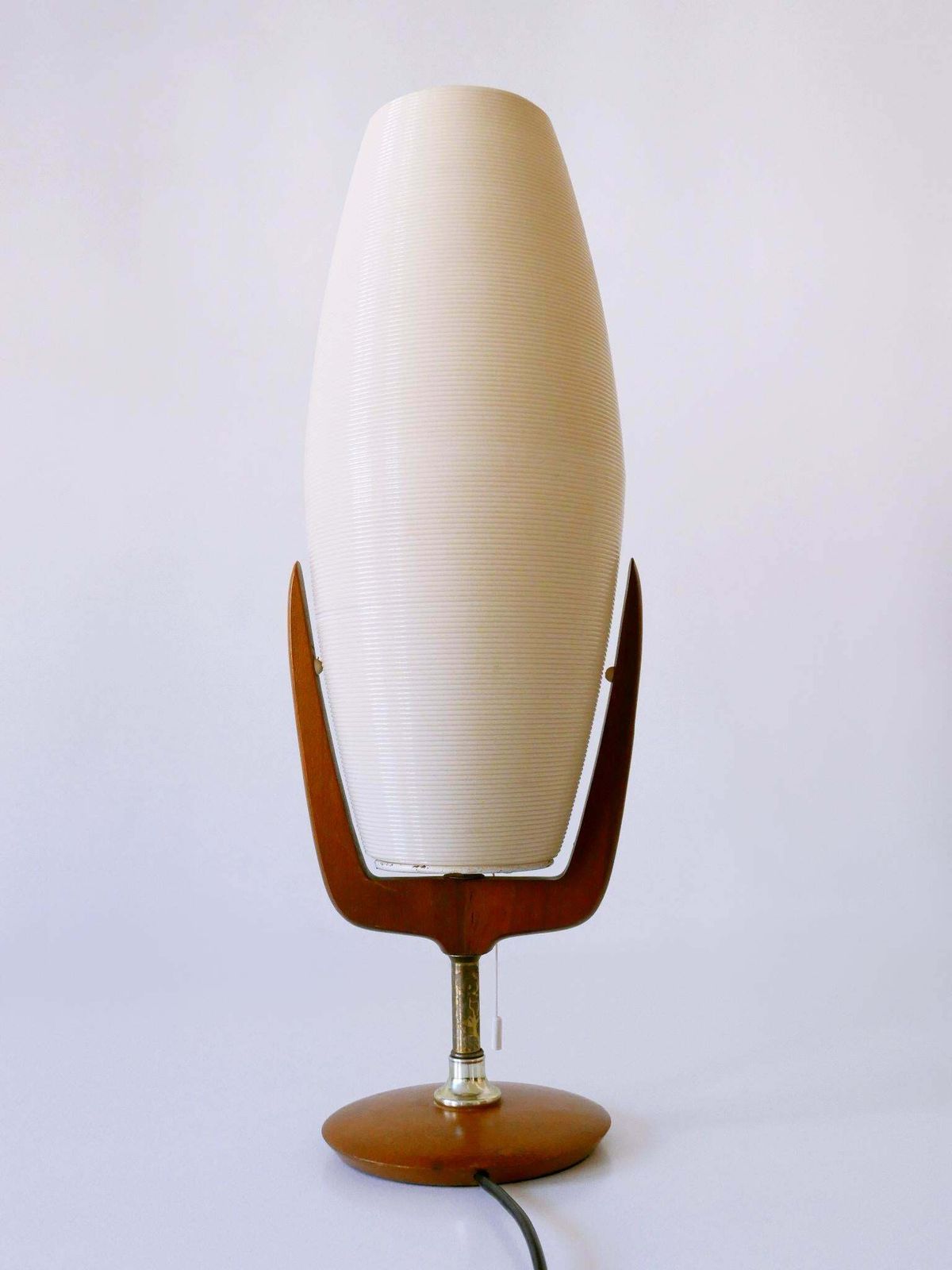 photo vinterior Large & Rare Mid Century Modern Yasha Heifetz Rotaflex Table Lamp USA 1950s
