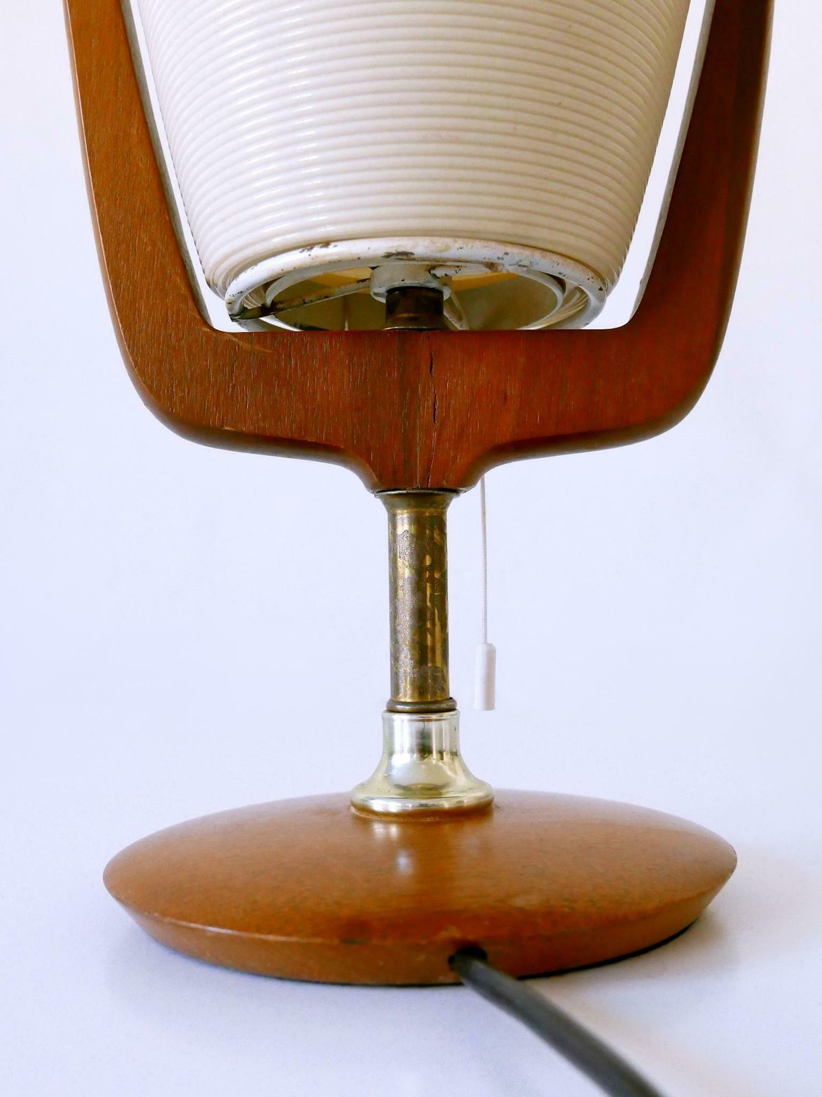 photo vintage Large & Rare Mid Century Modern Yasha Heifetz Rotaflex Table Lamp USA 1950s