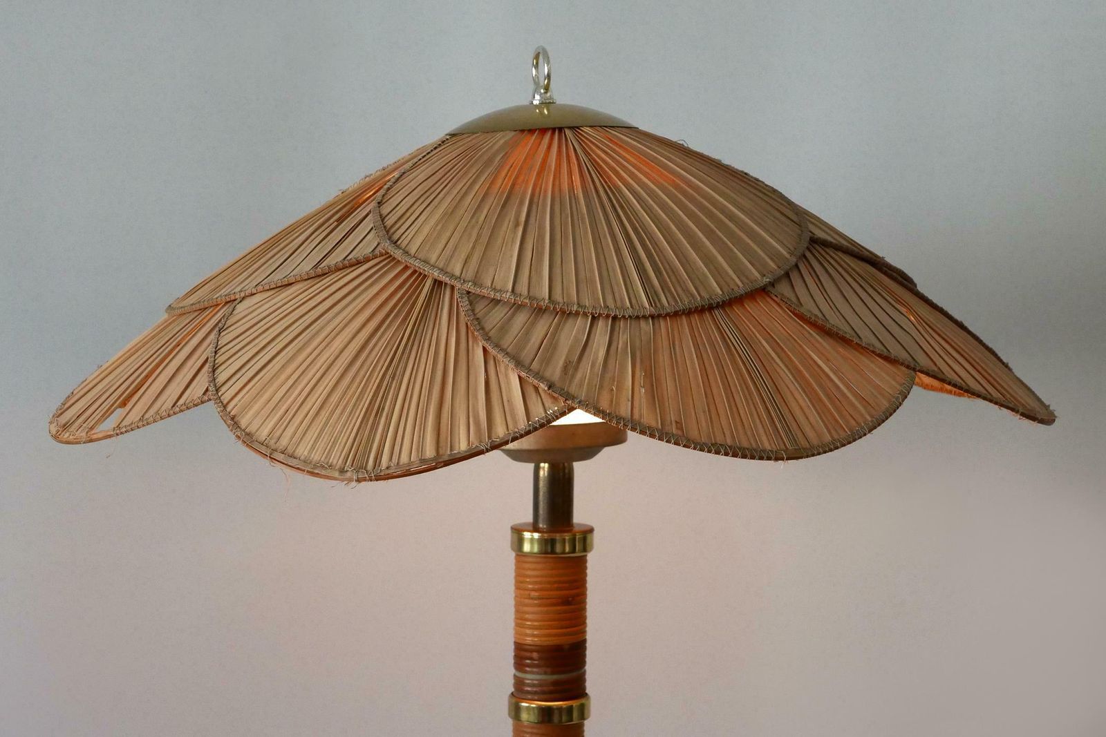 Xl Mid Century Modern Uchiwa Table Lamp Or Floor Light By Miranda Ab Sweden photo buy