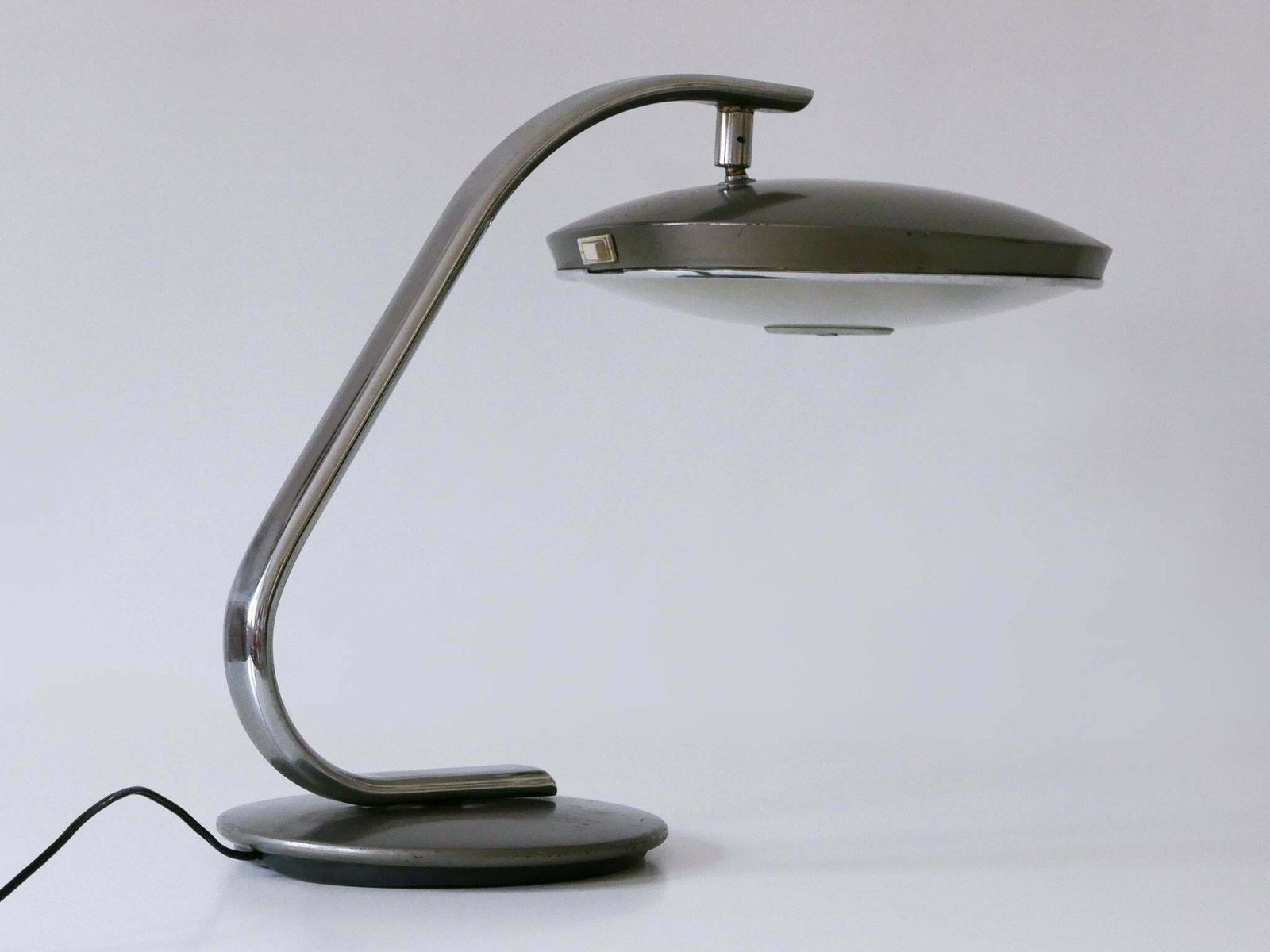 photo furniture Mid Century Modern Desk Light Or Table Lamp 'Boomerang' By Fase Spain 1960s