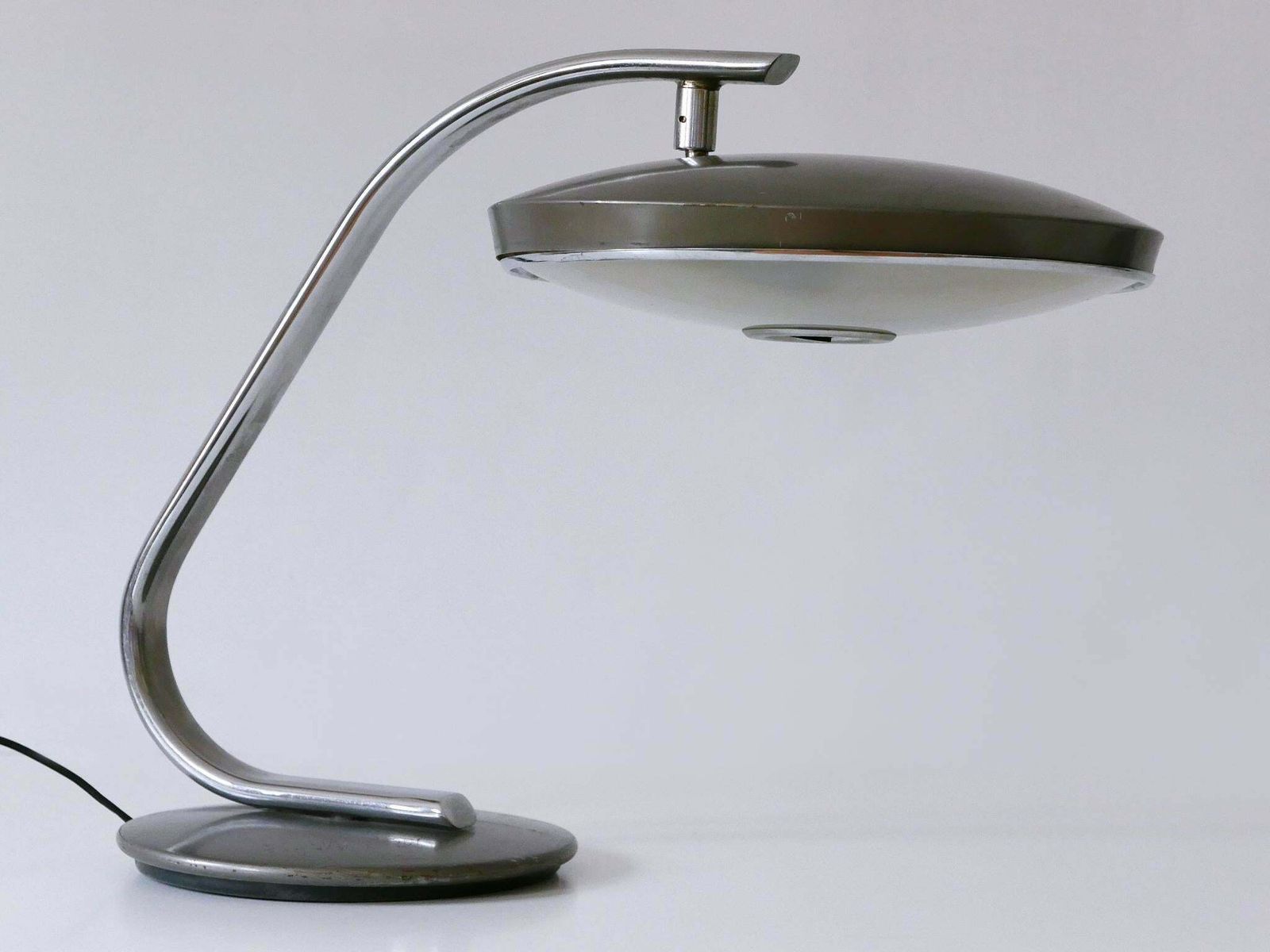 photo for sale Mid Century Modern Desk Light Or Table Lamp 'Boomerang' By Fase Spain 1960s