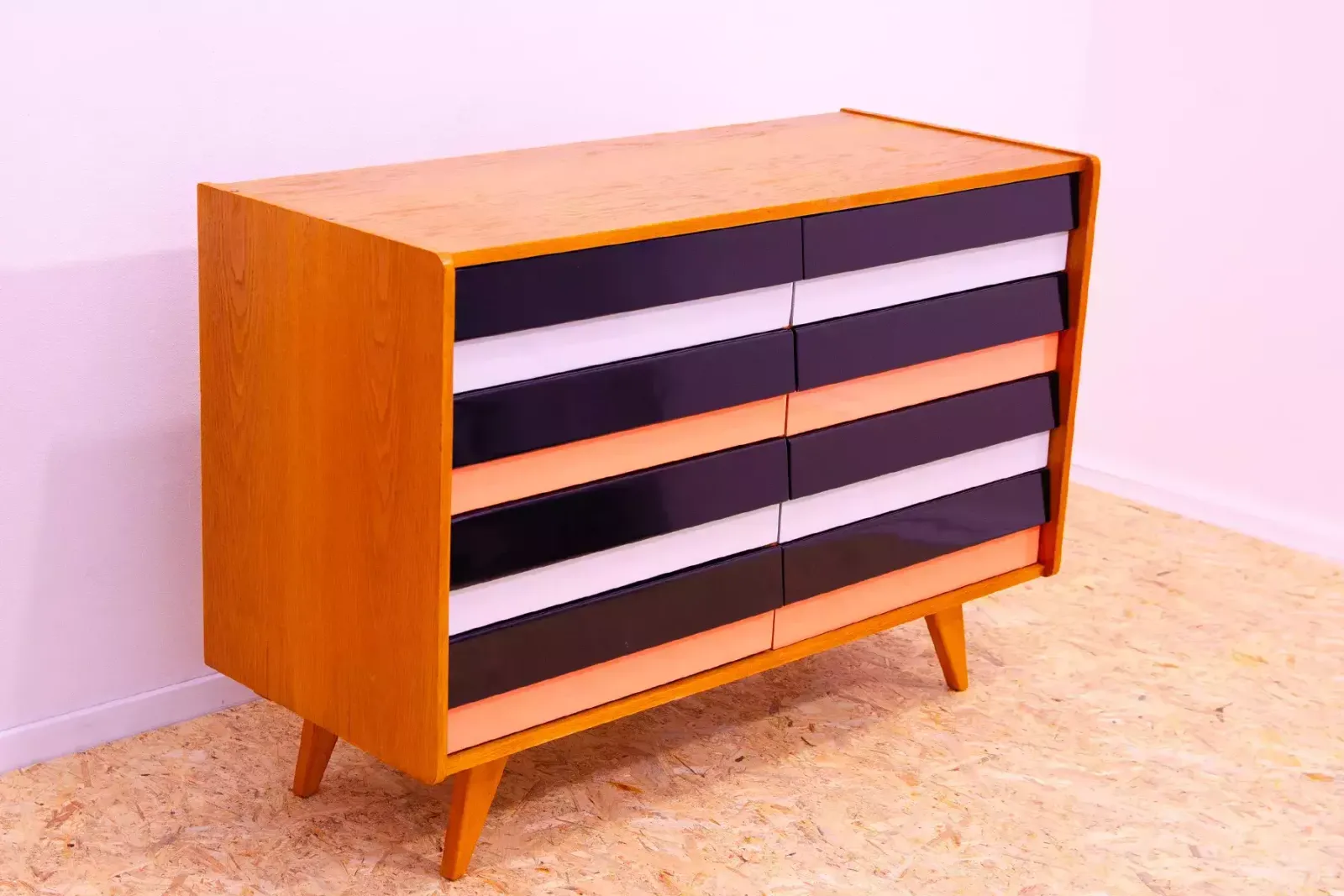 Mid Century Chest Of Drawers U 458 By Jiri Jiroutek, Czechoslovakia, 1960´S photo for sale