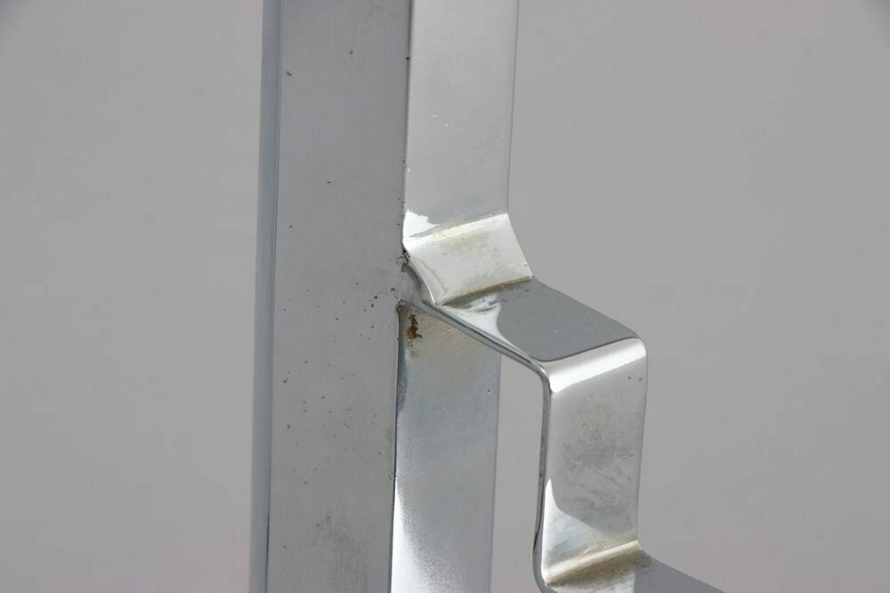 Art Deco Table Lamp On Chrome Base With Pyramid Shade, British C.1930 photo vintage