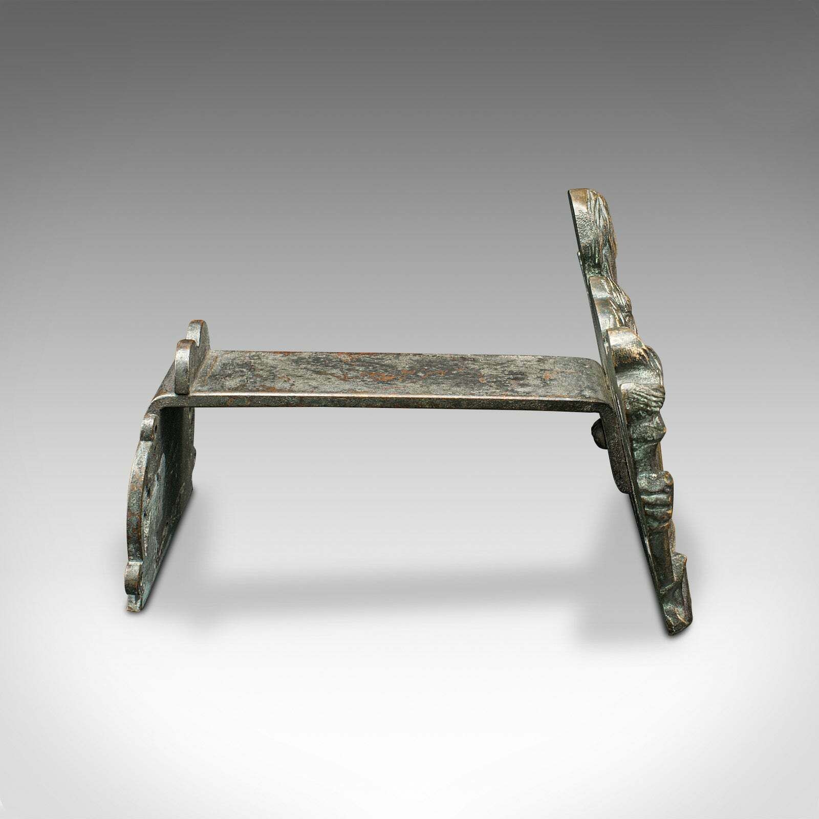 Pair Of Antique Figural Andirons, French Bronze, Fireside, Country House, C.1850 photo Home Fixtures