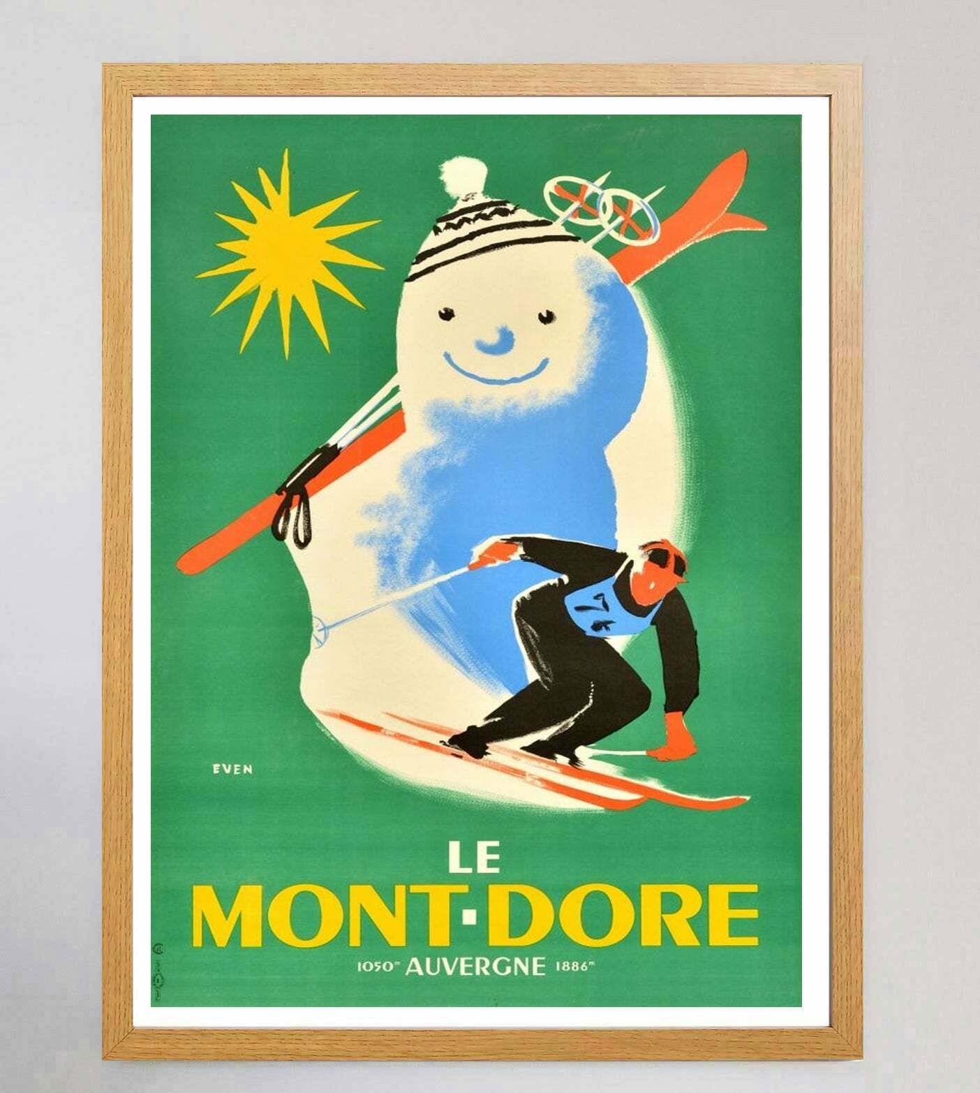 Mont Dore Auvergne Original Vintage Poster photo Art