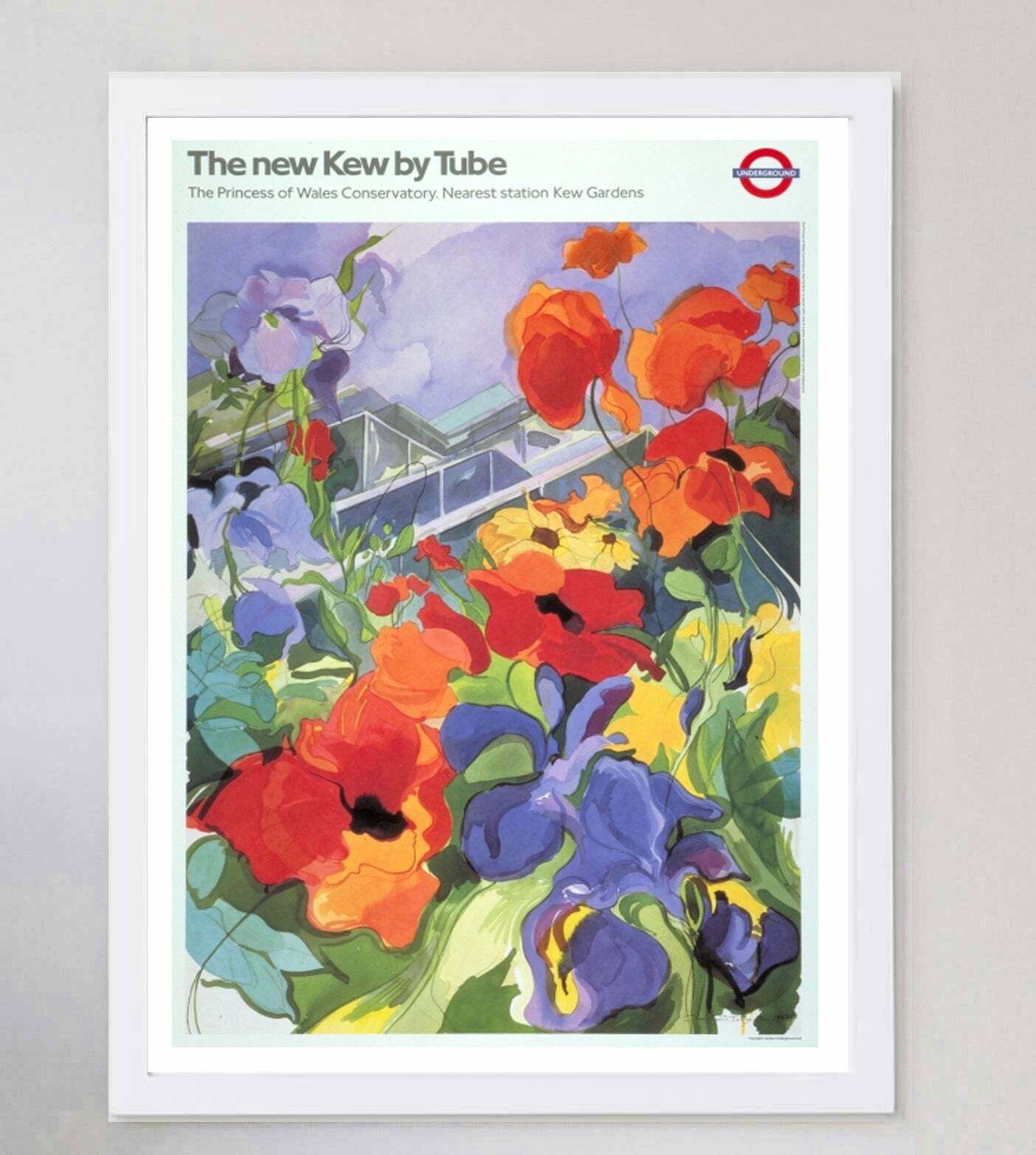 Tfl   The New Kew By Tube Original Vintage Poster photo for sale
