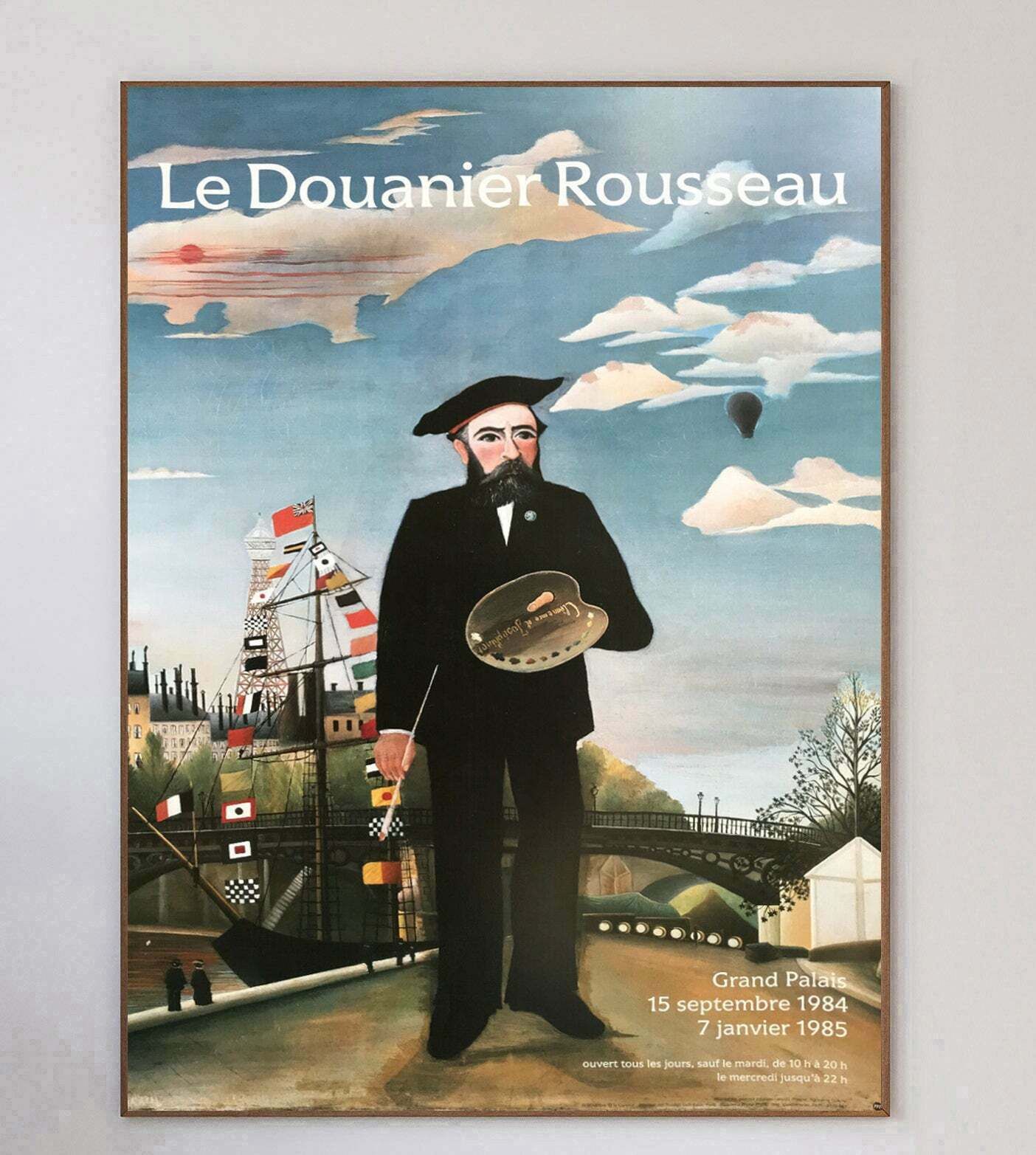 Henri Rousseau   Le Douanier Rousseau   Grand Palais Paris Original Vintage Poster photo 218.0