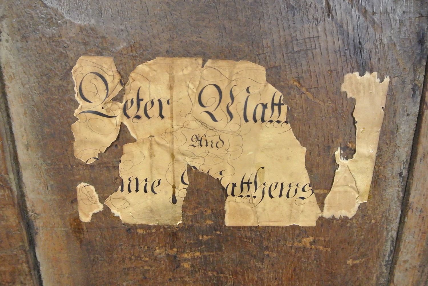 A Very Good Early English Oak Coffer C. 1600 photo for sale