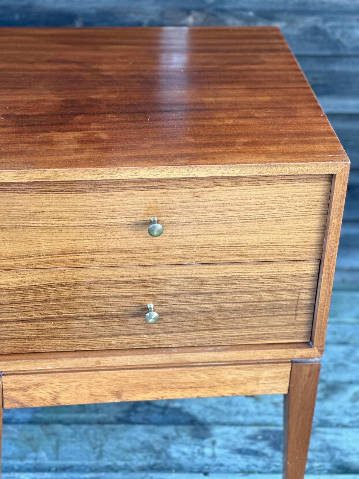 A Midcentury Two Drawer Cabinet By Uniflex 1960s photo Furniture