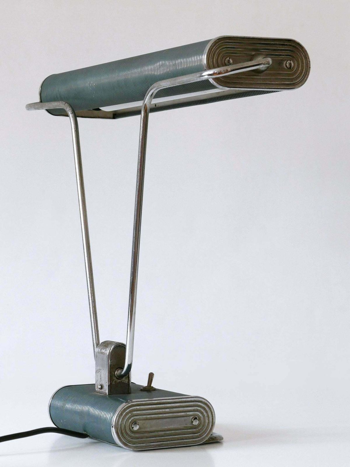 Lighting Art Deco Table Lamp Or Desk Light 'No 71' By André Mounique For Jumo 1930s photo
