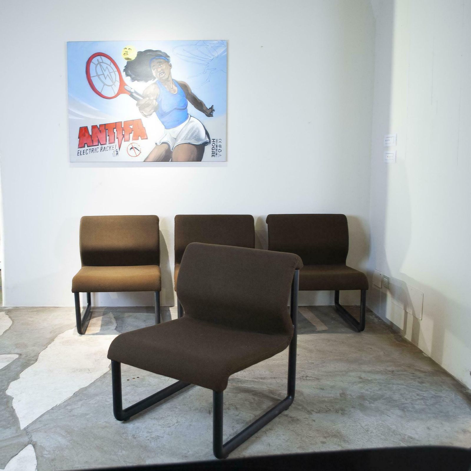 Italian Tecno Set Of Four Armchairs Form 80s photo furniture