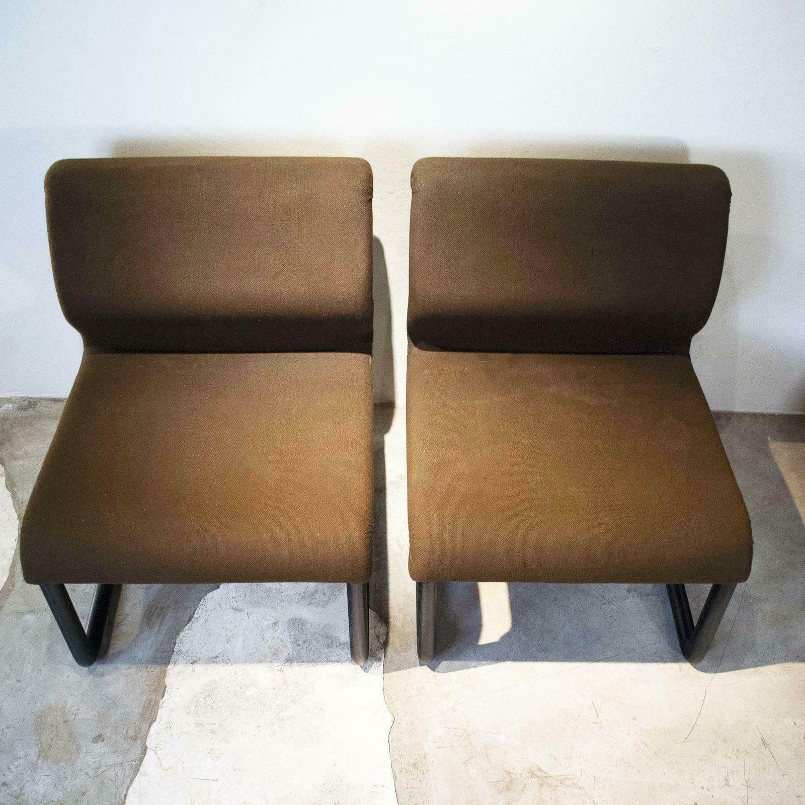 photo for sale Italian Tecno Set Of Four Armchairs Form 80s