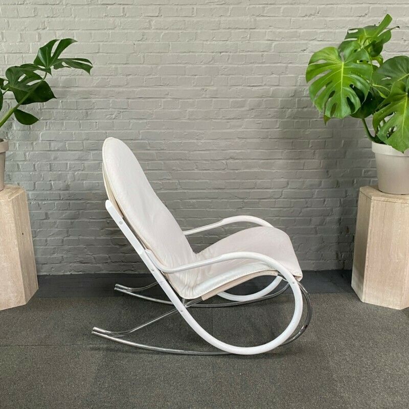 'Nonna' Rocking Chair By Paul Tuttle For Strässle Int. (Wk Wohnen)  1970's photo 814.0