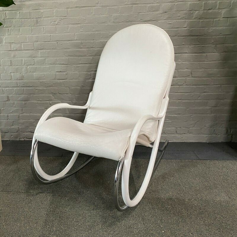 'Nonna' Rocking Chair By Paul Tuttle For Strässle Int. (Wk Wohnen)  1970's photo vinterior