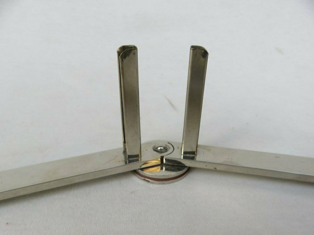 photo vinterior Extraordinary Art Deco Double Picture Frame In Nickel Plating, 1920s