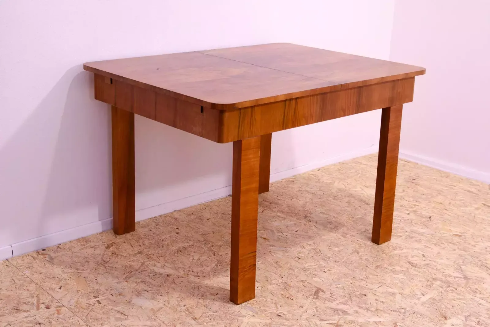 Walnut Adjustable Dining Table, 1930´S, Czechoslovakia photo for sale