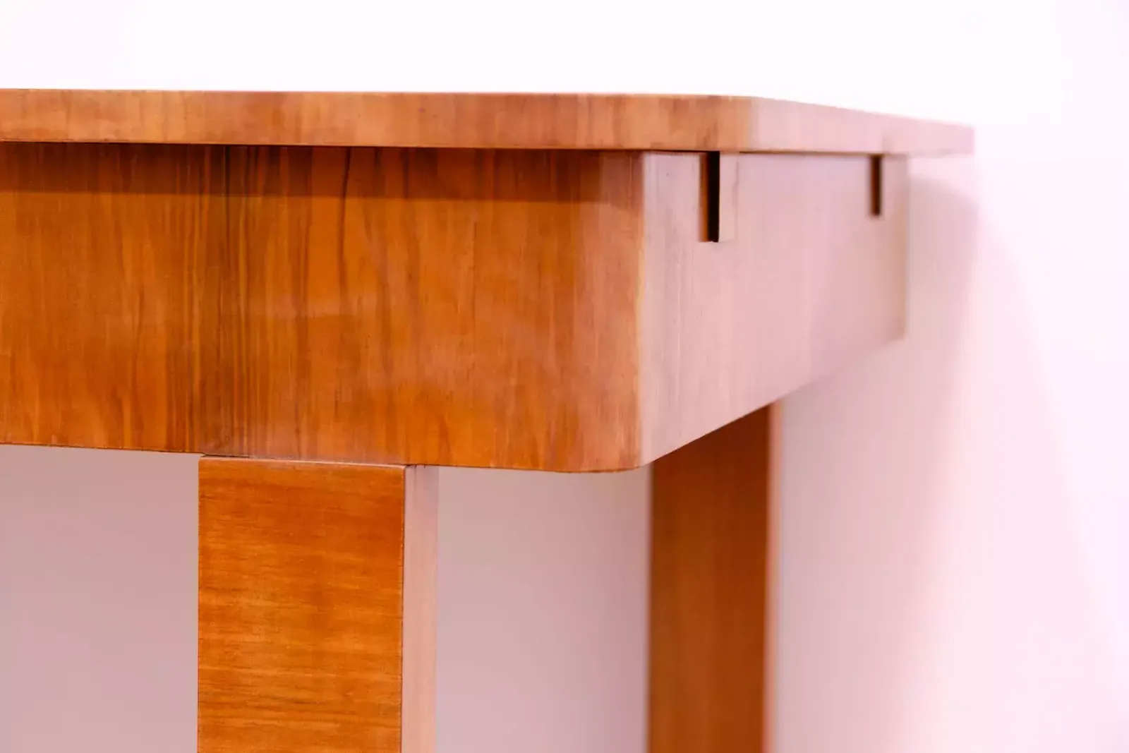 Furniture Walnut Adjustable Dining Table, 1930´S, Czechoslovakia photo