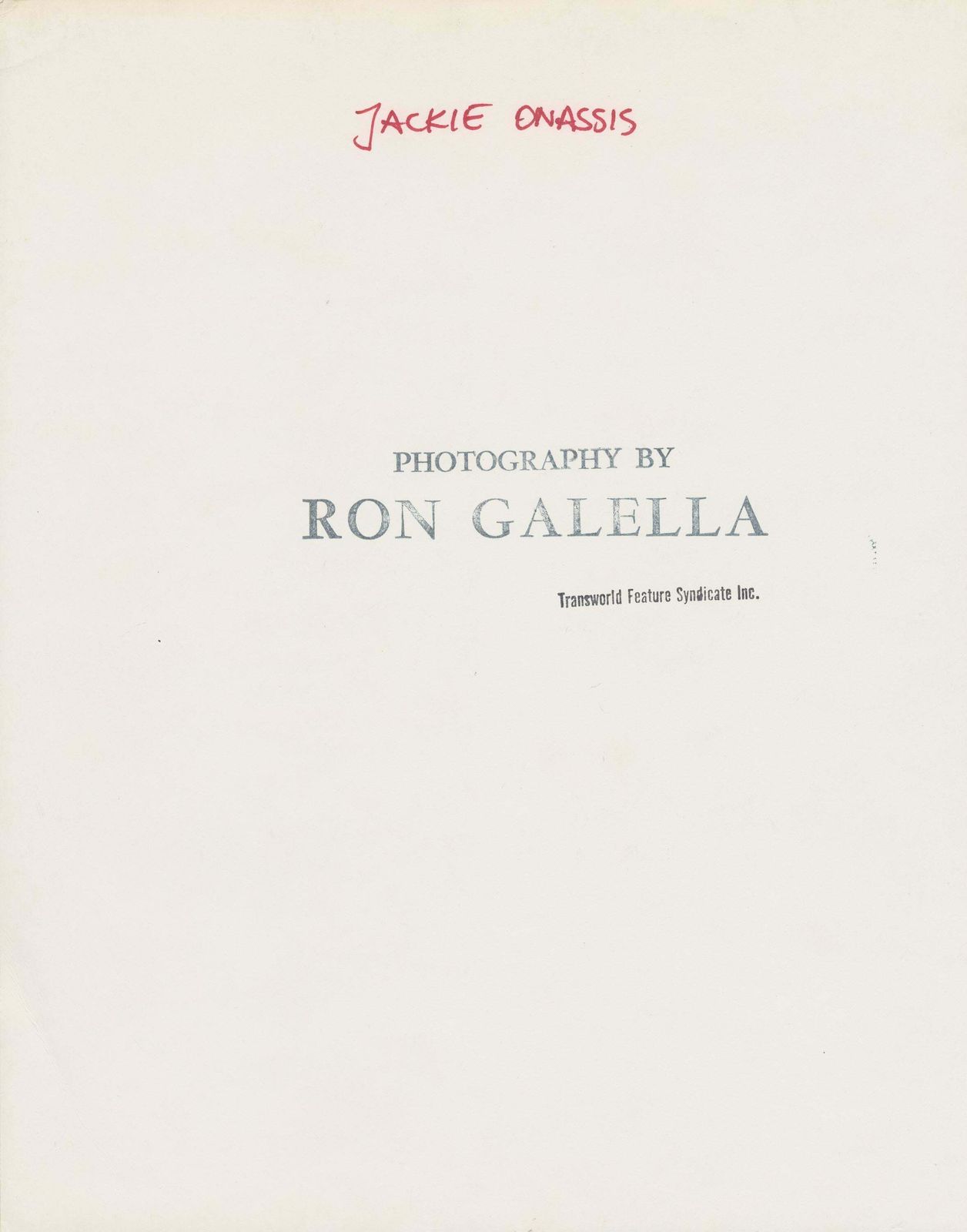 Ron Galella Jackie Onassis, Black And White Photography, Ca. 1960 1960s photo for sale