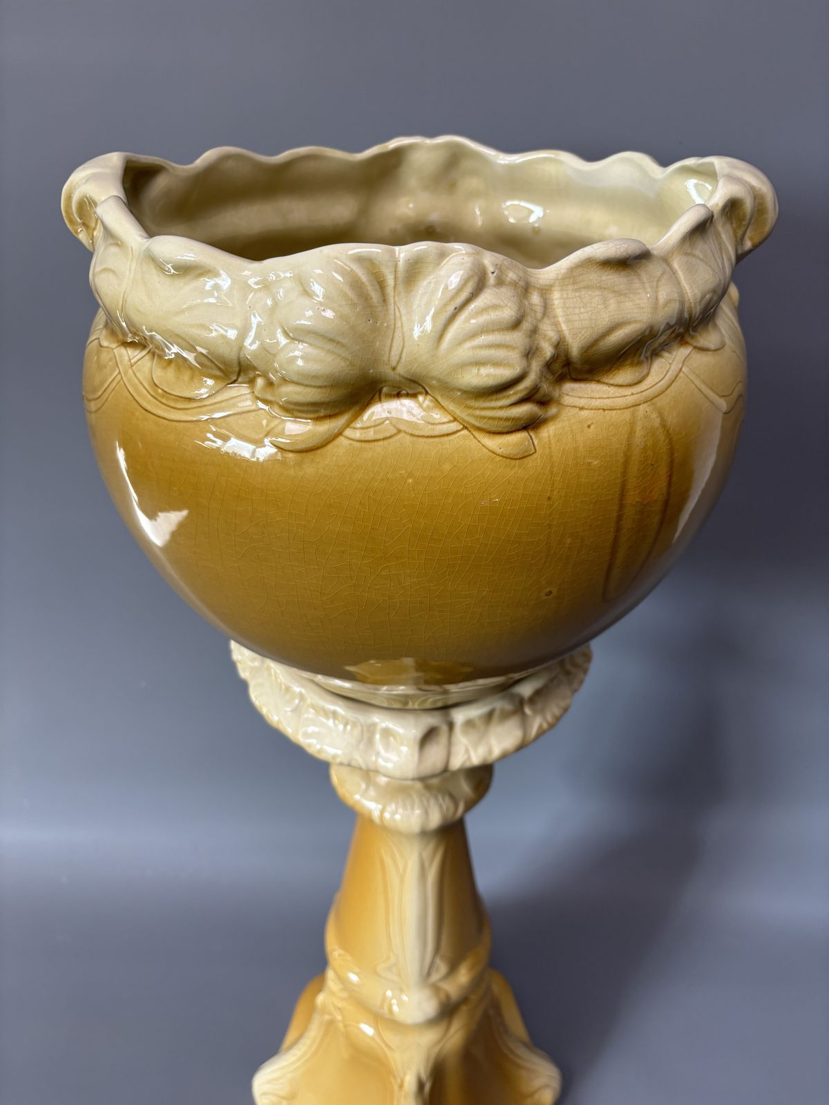 Art Nouveau Jardinere On Stand C1895 photo 348.0
