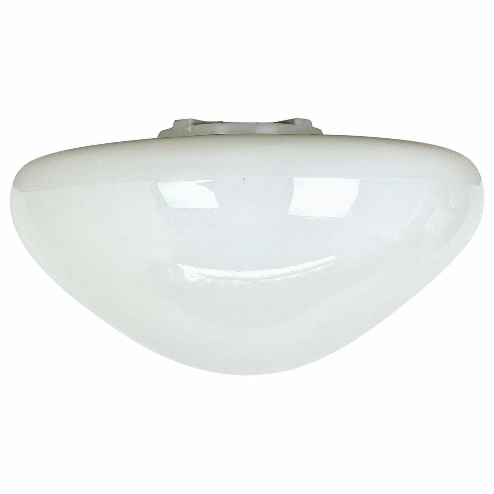 30cm Glass Ceiling Wall Light "Wv339" By Wilhelm Wagenfeld Lindner Germany, 1960