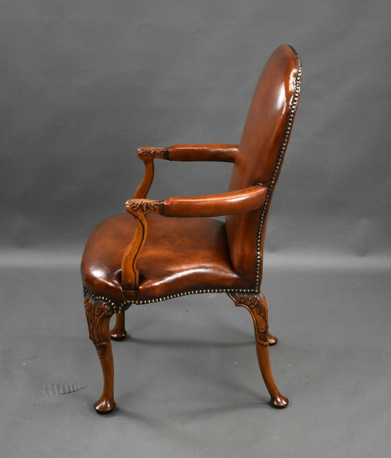 photo for sale Set Of 7 Hand Dyed Leather Armchairs