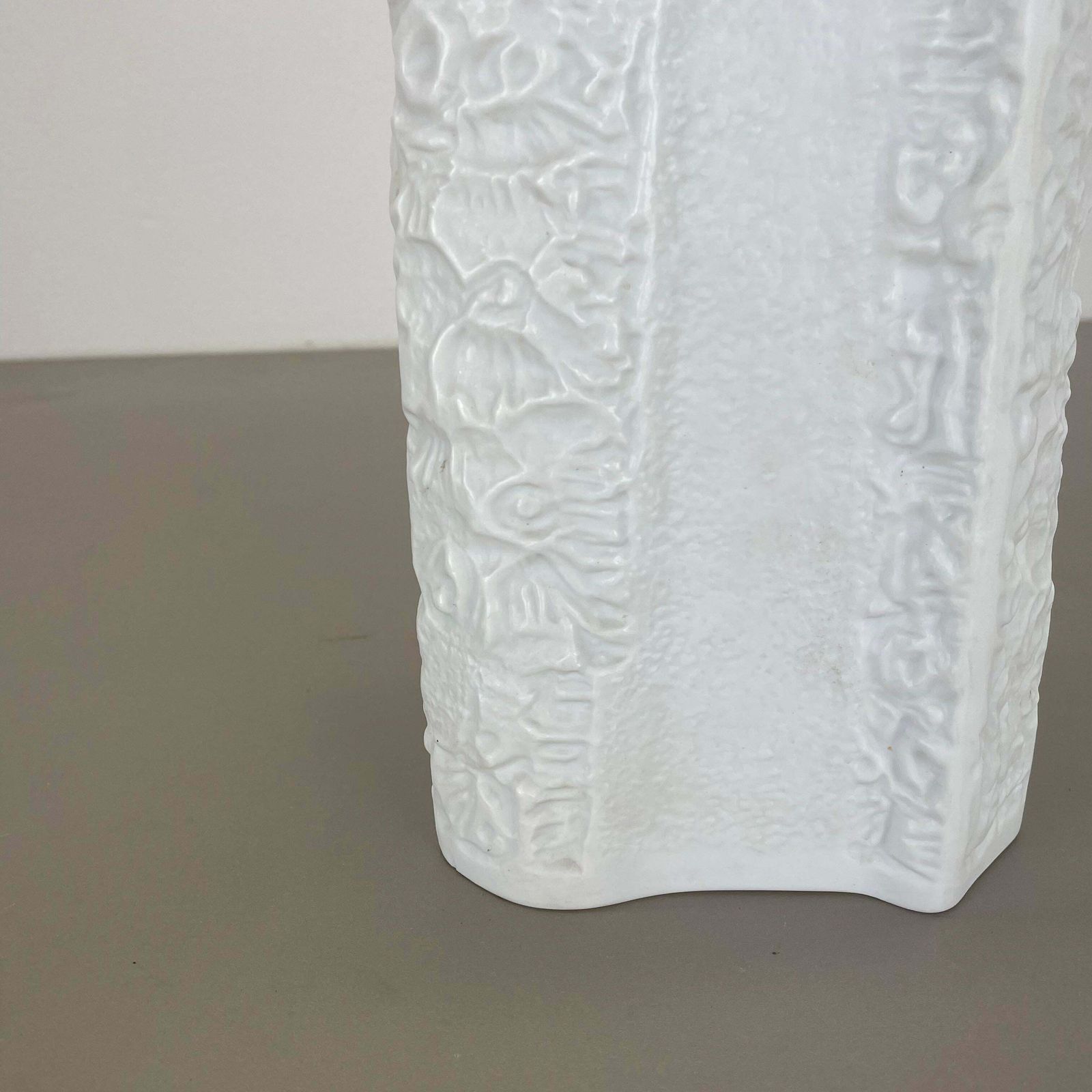 Large 31cm Op Art Vase Vase Heinrich Fuchs For Hutschenreuther, Germany, 1970s photo buy