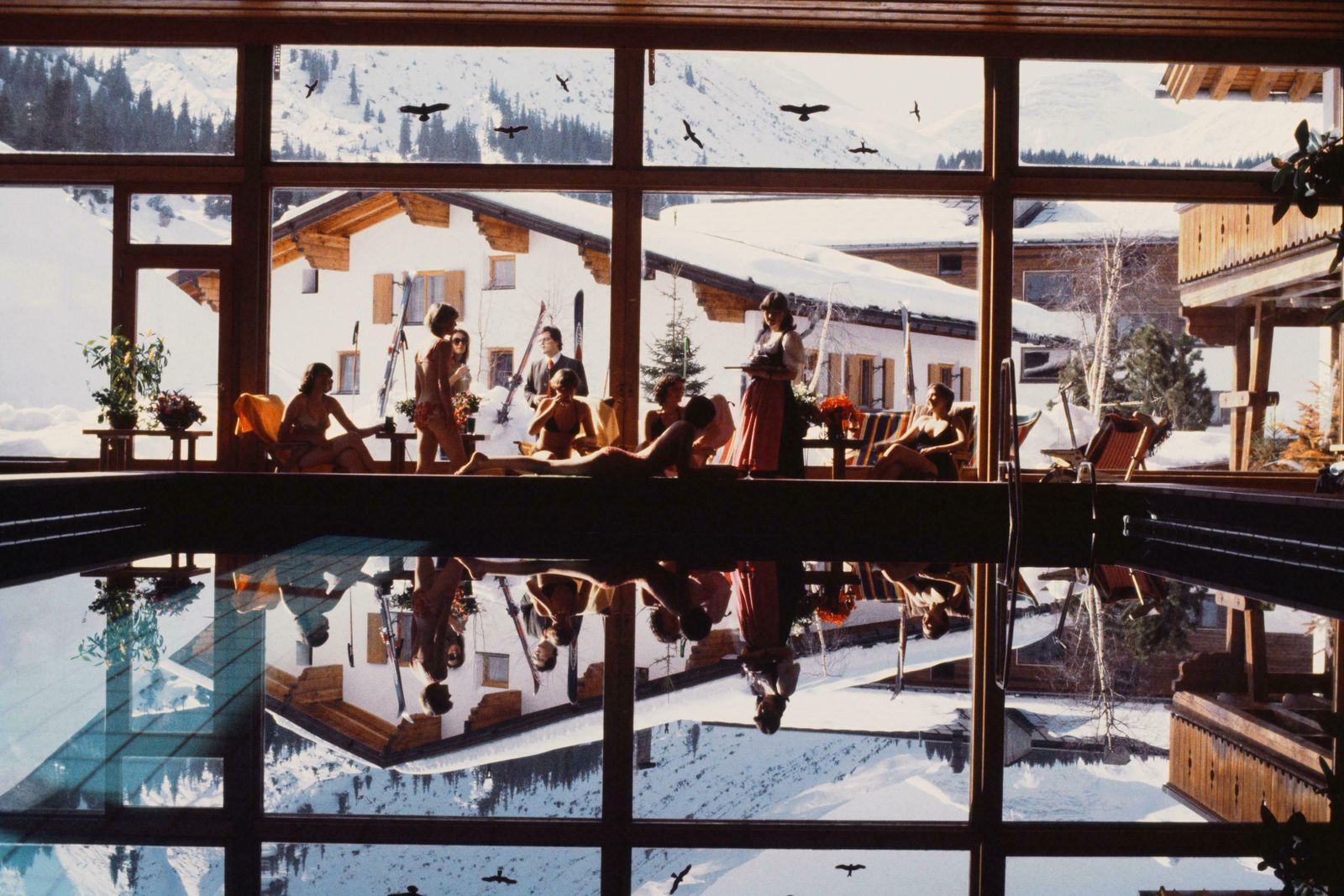 Gasthof Post Pool By Slim Aarons