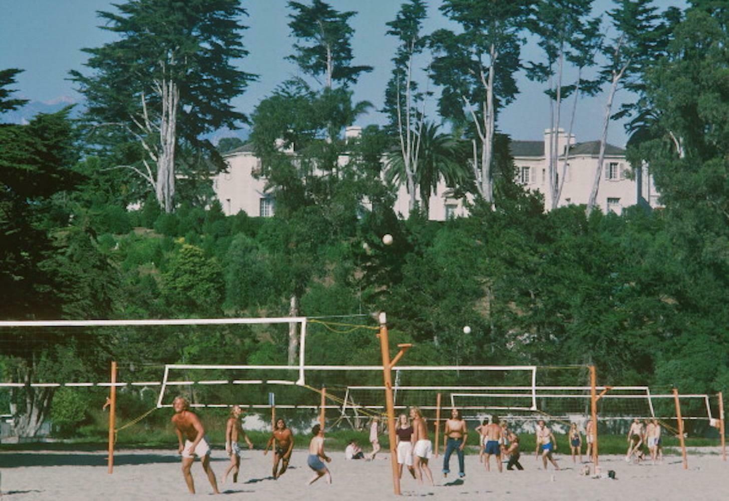 Volleyball In Santa Barbara By Slim Aarons