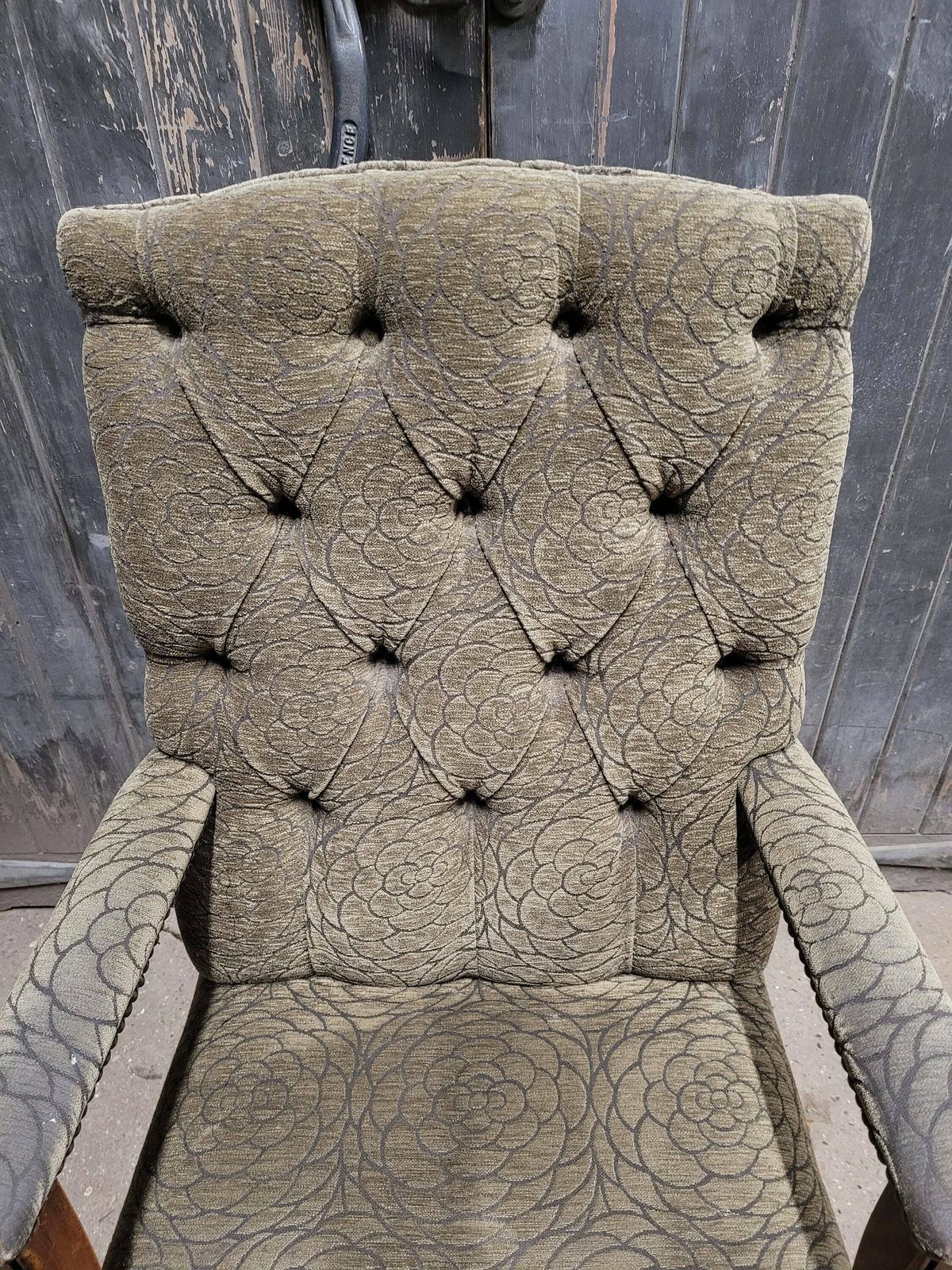 Antique Fabric Gainsborough Armchair Desk Chair photo Furniture
