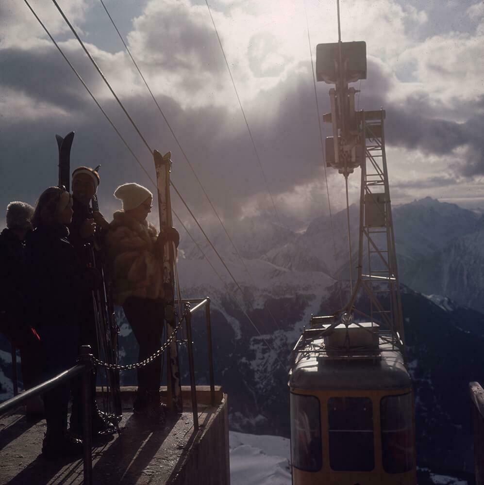 Alpine Skiing By Slim Aarons
