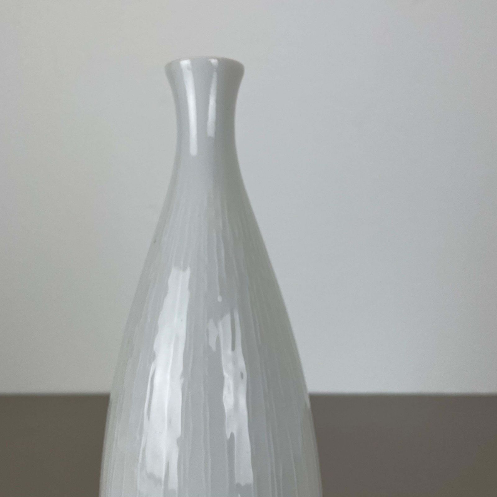 photo vinterior Large 37cm Op Art Vase Vase Heinrich Fuchs For Hutschenreuther, Germany, 1970s
