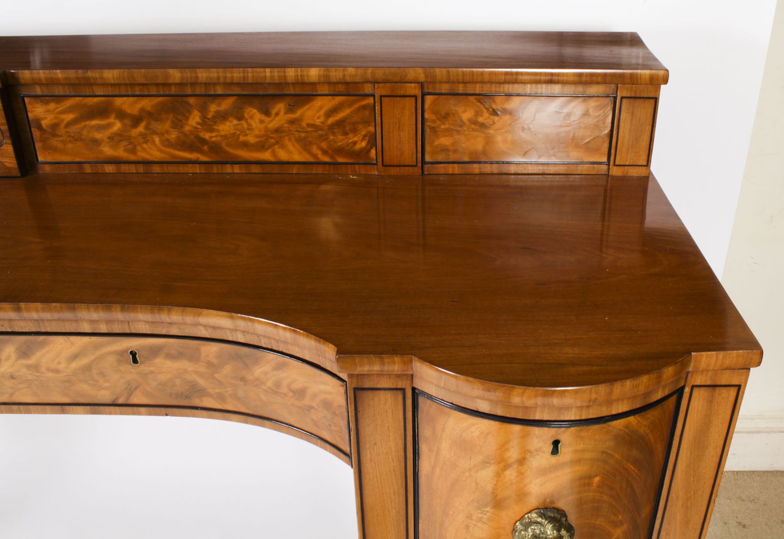 Antique George III Scottish Flame Mahogany Sideboard 19th Century photo buy