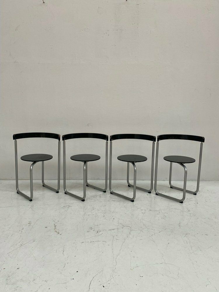 Plywood Dining Chairs By Erik Magnussen, Denmark, 1980s, Set Of 4 photo furniture