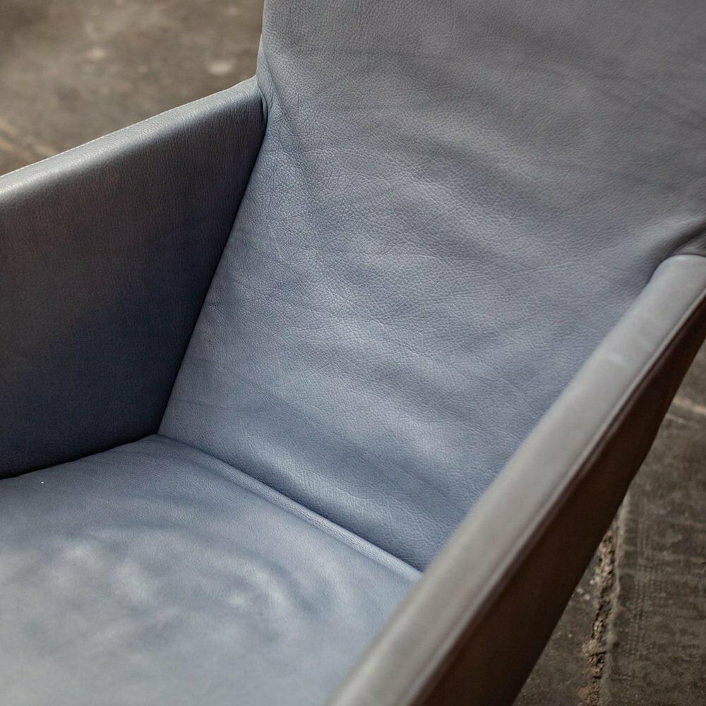 1192.0 Swivel Armchair & Ottoman Attributed To Gerard Van Den Berg, 1980s, Set Of 2 photo