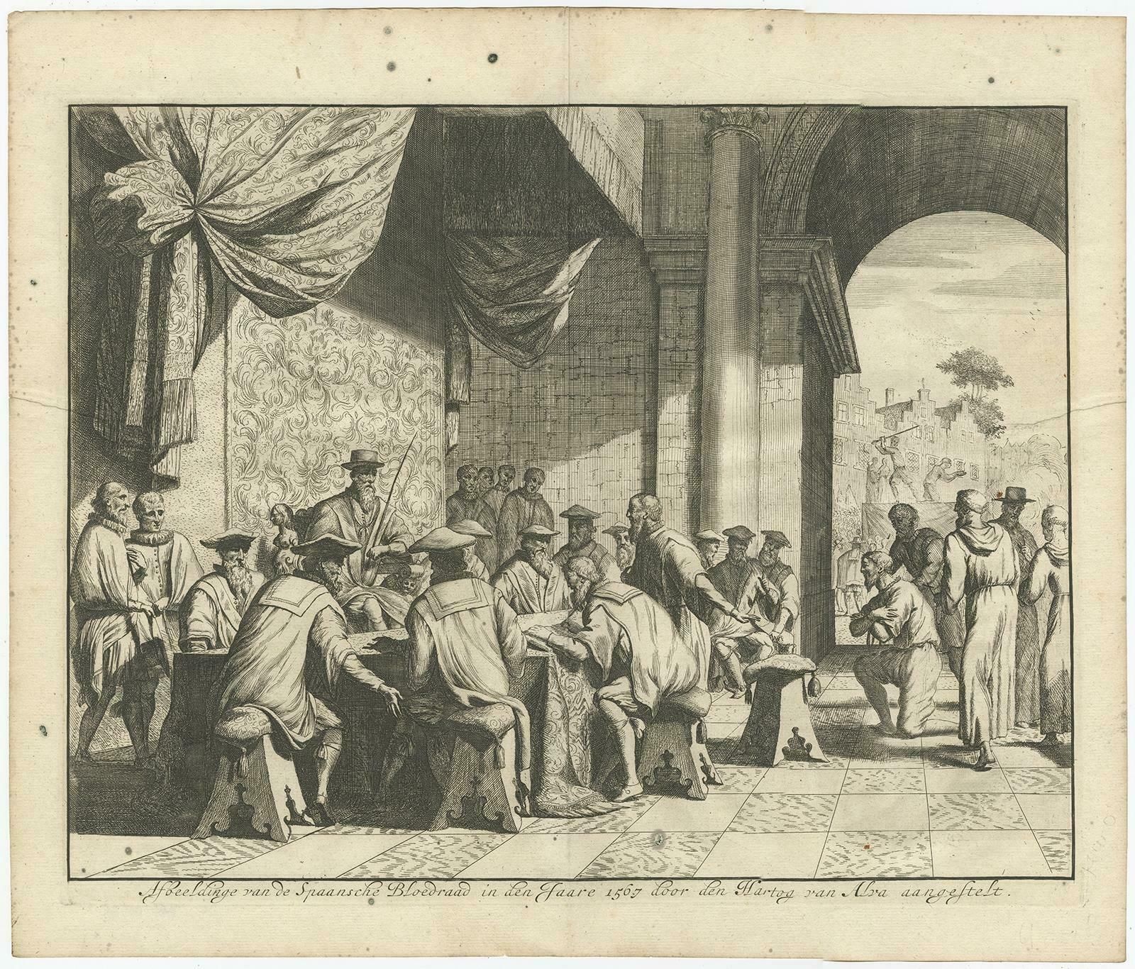 The Iron Duke Of Alva Of Spain Planning The Atrocities Against The Dutch, C.1680 photo furniture