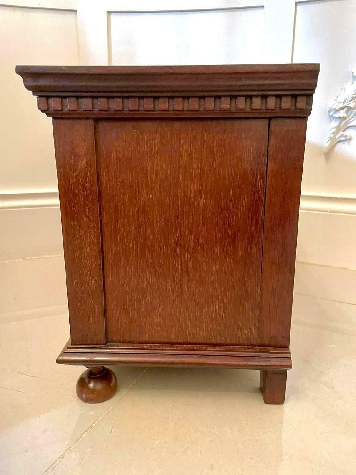 Furniture Quality Pair Of Antique Edwardian Inlaid Mahogany Chests photo