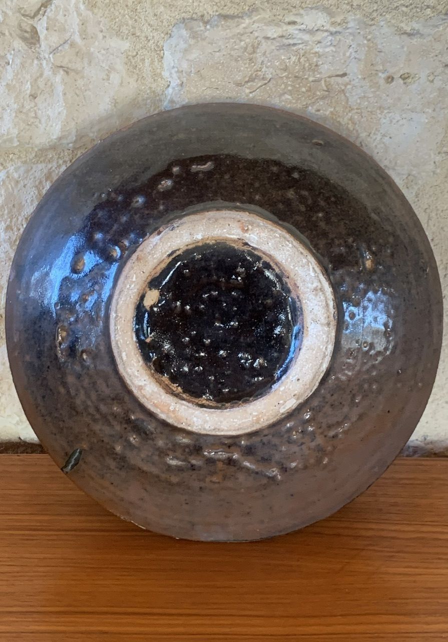 Mid Century, Glazed Earthenware Bowl, California, USA, 1960s photo vintage
