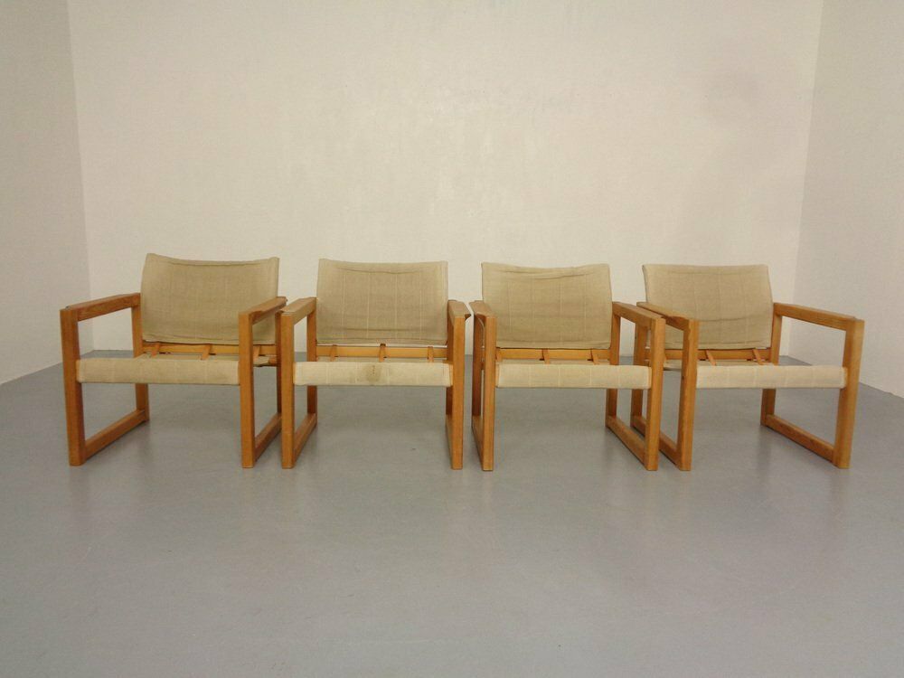 Furniture Diana Pine Wood Armchairs & Table By Karin Mobring For Ikea, 1970s, Set Of 5 photo