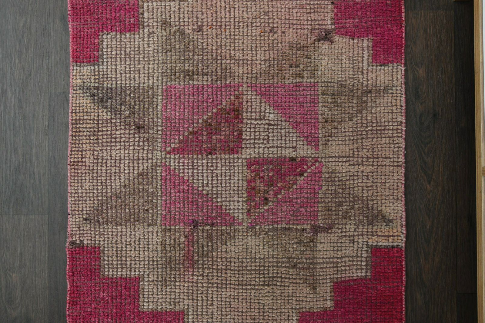Turkish Oushak Runner, Vintage Runner, Entryway Rug, Bohemian Rug, Hallway Rug, 3x10 Runner Rug, Shabby Chic Decor, Kitchen Rug photo buy