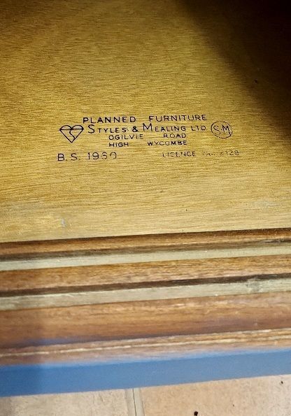 photo for sale Vintage 1960's Bureau, Styles And Mealing Ltd Stamp