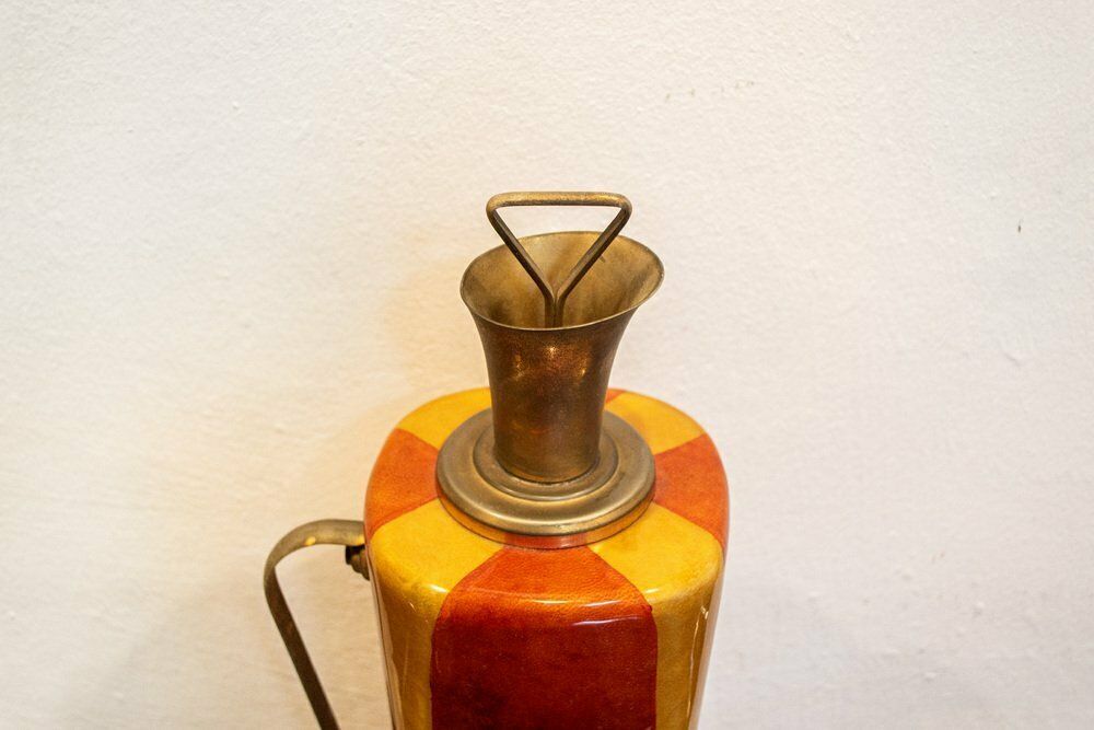 Thermos In Parchment By Aldo Tura, Italy, 1950s photo 660.0