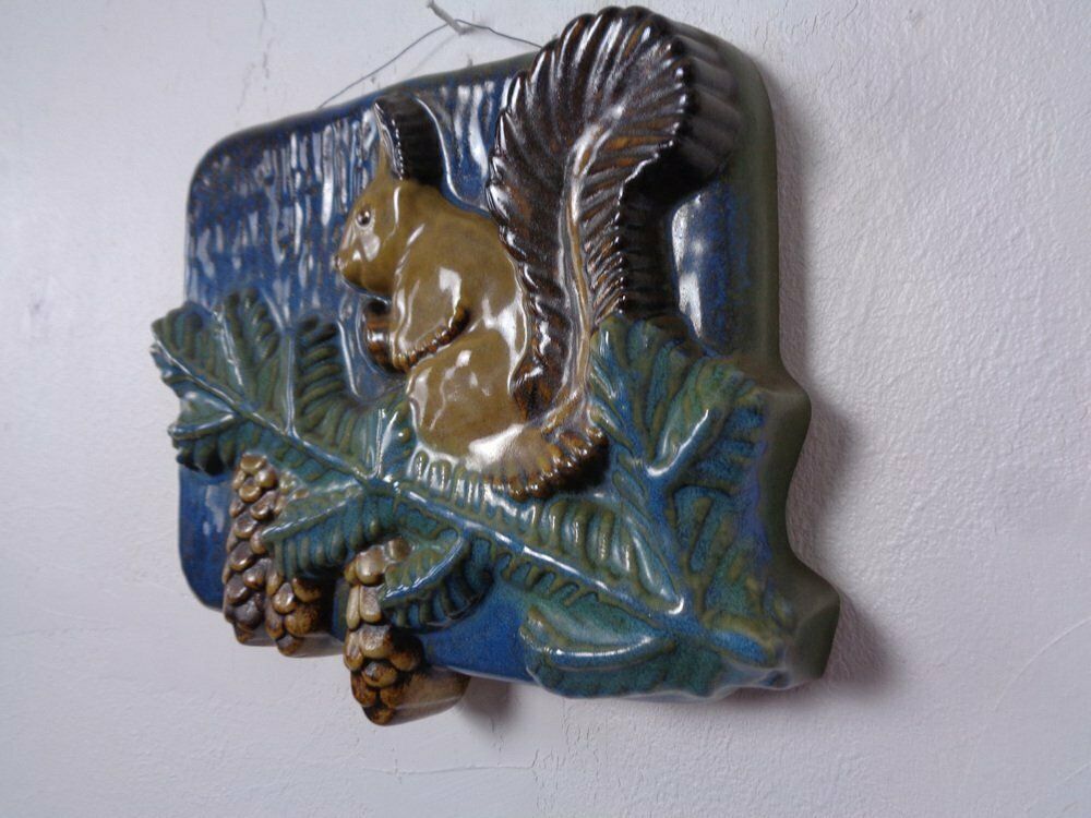 Stoneware Studio Ceramic Wall Plaque From Ego Lidköping, Sweden, 1960s, 1970s photo 206.0