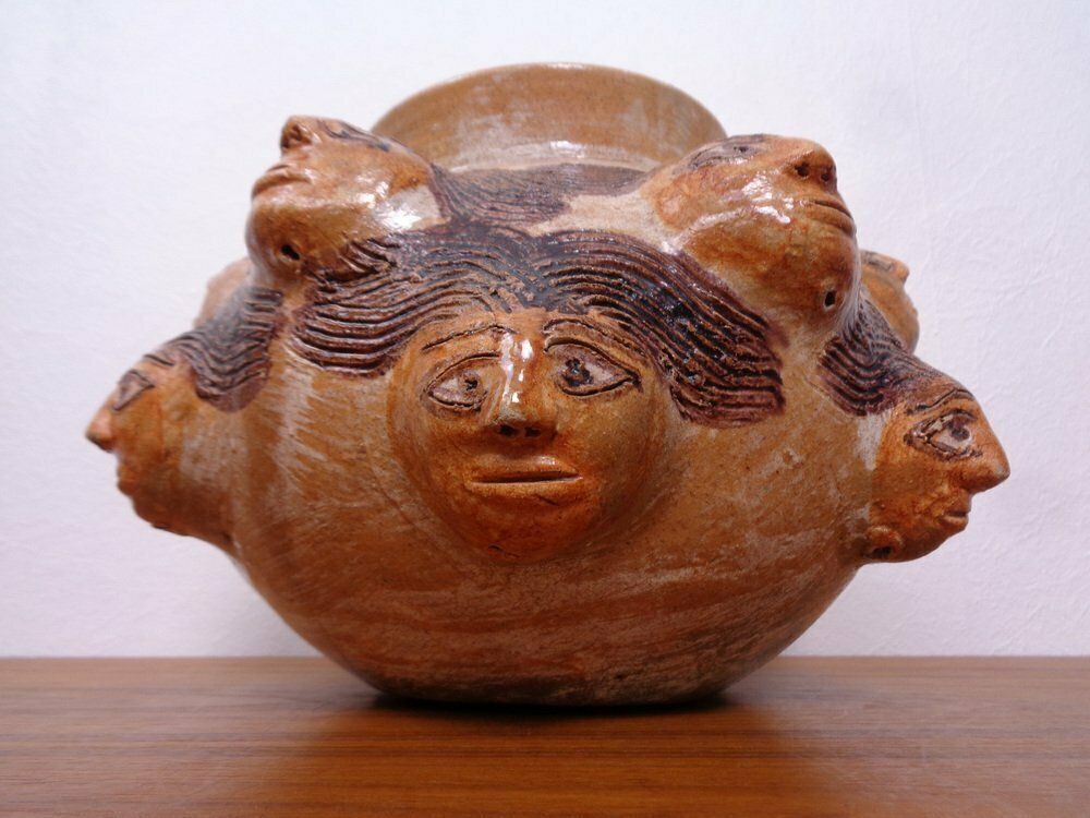 Studio Ceramic Vase By Dolores Porras, Mexico, 1990s photo vinterior