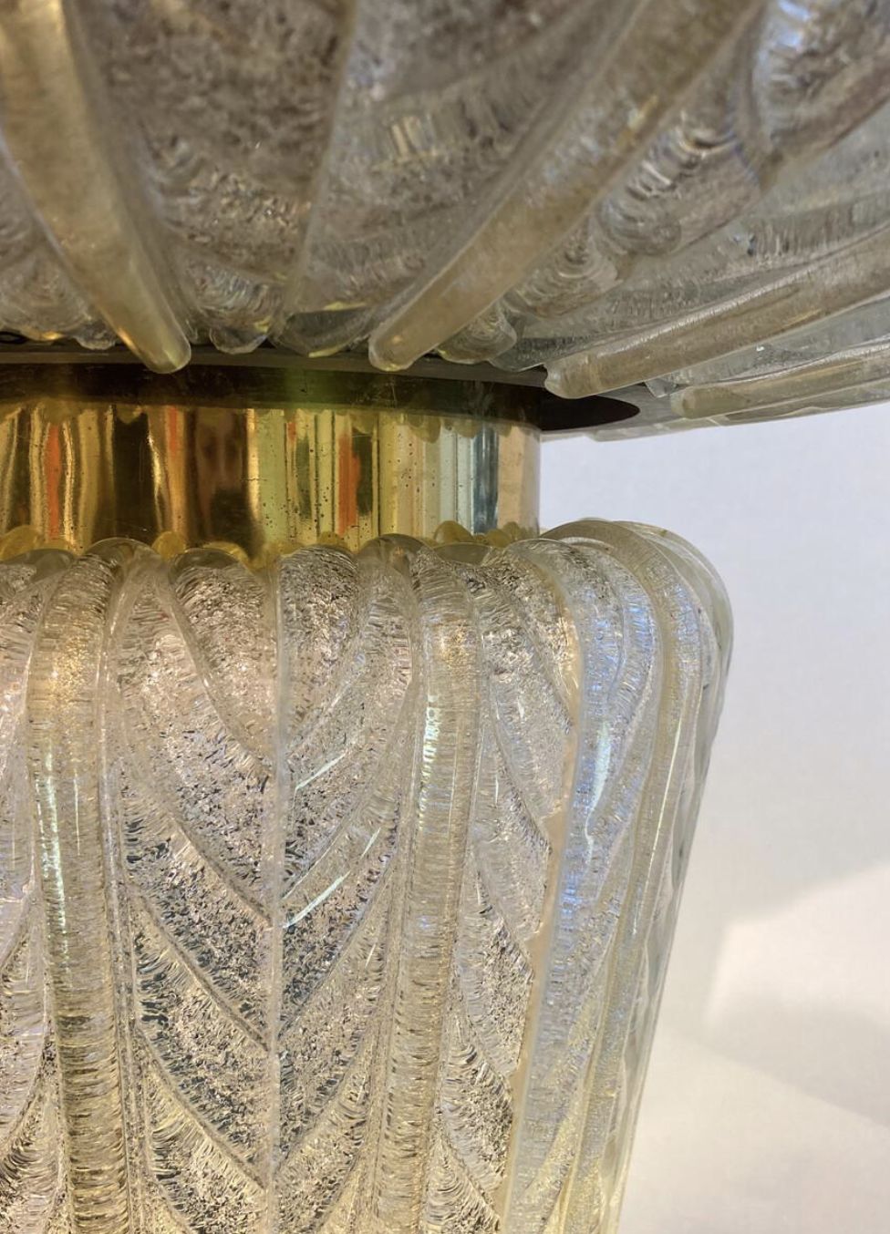 photo vintage Murano Glass Fountain With A Central Vase Encircled By 4 Mermaids 1950s