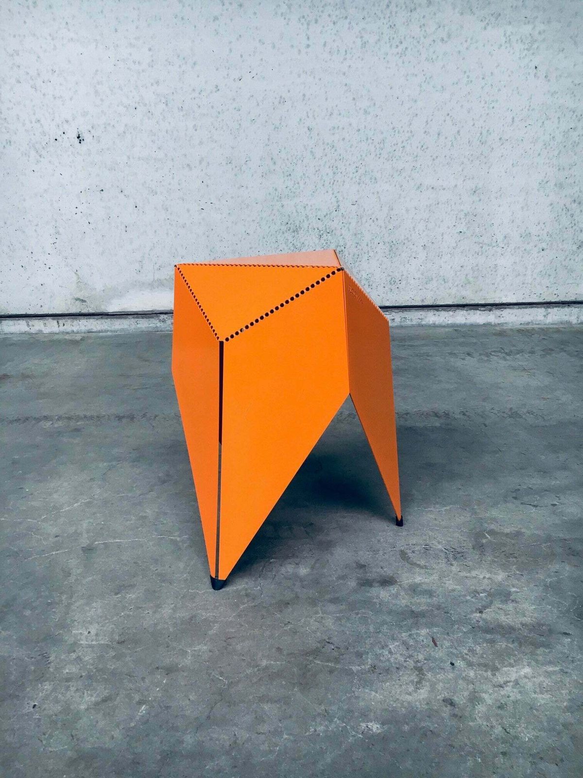 Rare Dutch School Design Project "Bloomm" Origami Side Table photo furniture