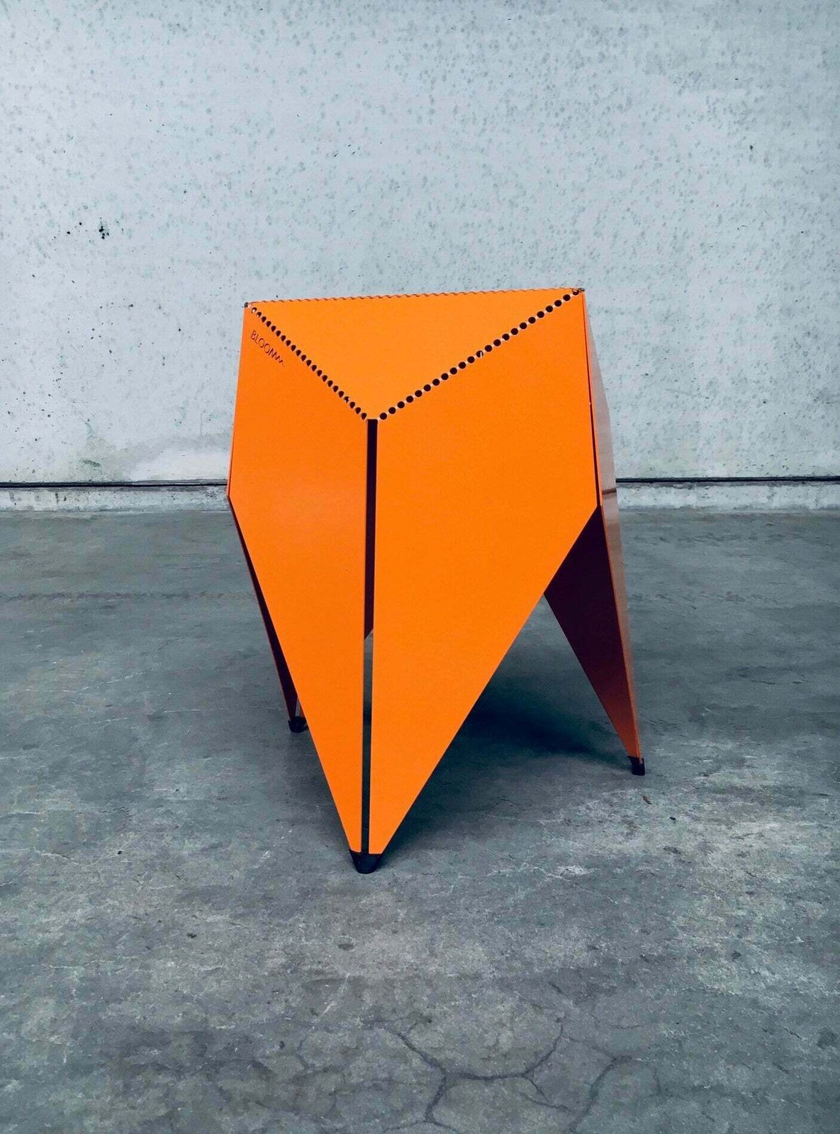 Rare Dutch School Design Project "Bloomm" Origami Side Table photo buy