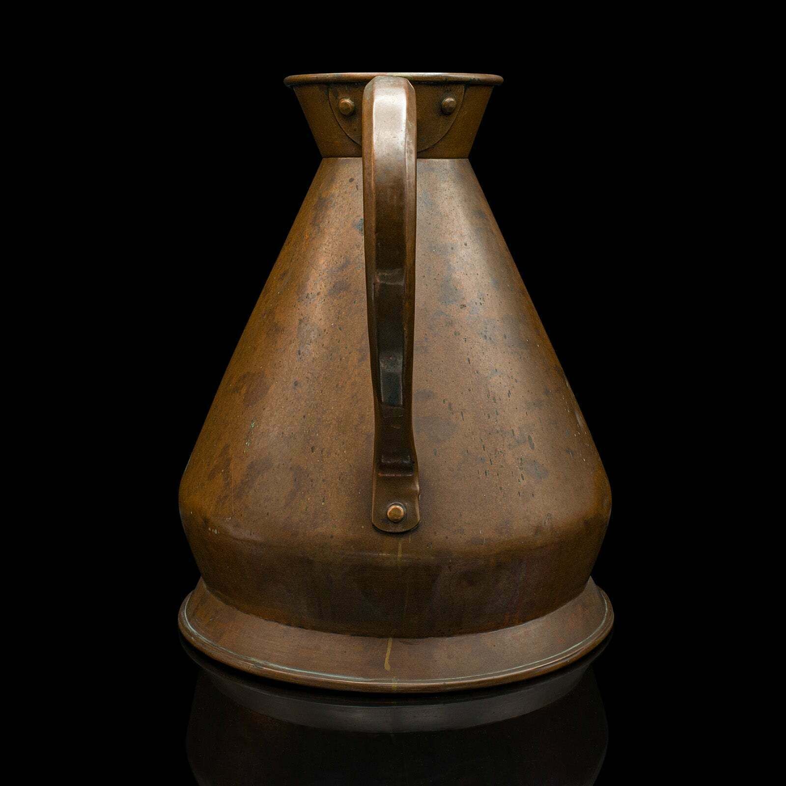 Large Antique Serving Jug, English, Copper, 2 Gallon Ewer, Victorian, Circa 1880 photo Home Decor
