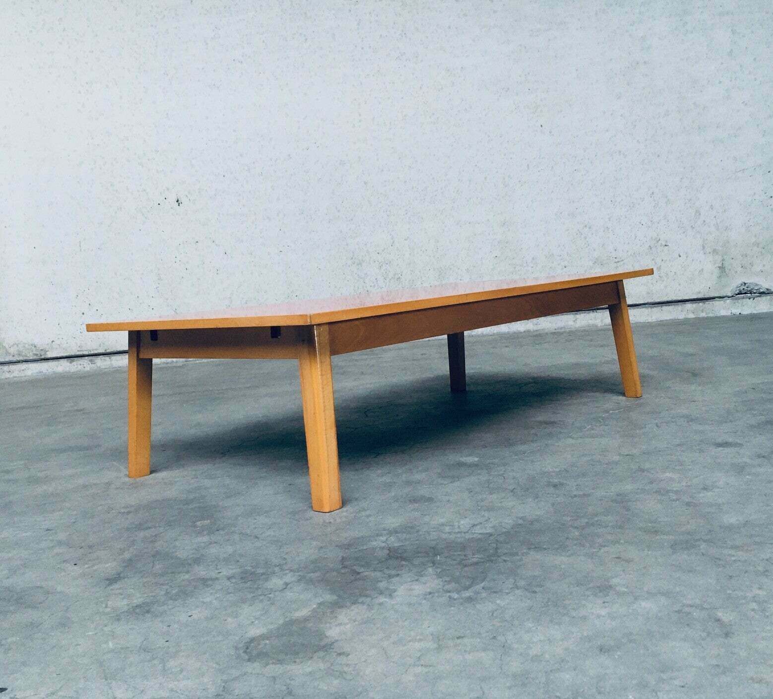 Midcentury Design Red Coffee Table, 1950's Belgium photo vinterior