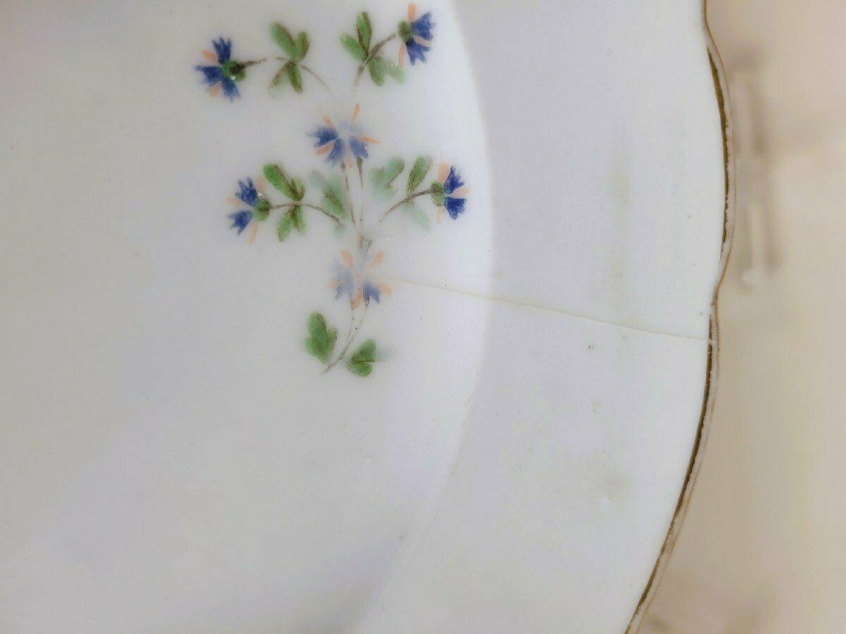 photo furniture Nast Paris, Series Of 12 Barbeaux Plates, 18th Century